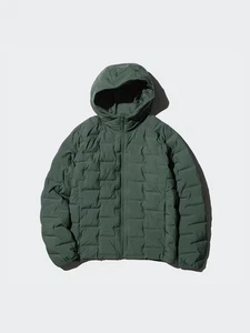 Uniqlo Puffetech Padded Parka Jacke Herren Größe Small Army Green NEU - Bild 1 von 5