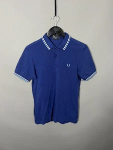 FRED PERRY Poloshirt - Small - Blau - Slim Fit - Top Zustand - Herren - Bild 1 von 5