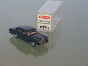 Rolls Royce Silver Shadow stahlblau dark blue Wiking #837 13 H0 1:87 - Picture 1 of 1