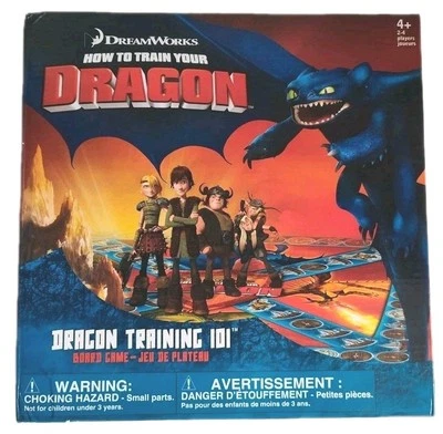 2010 How To Train Your Dragon Dragon Training 101 Board Game Complete Dreamworks - Image 1 of 4