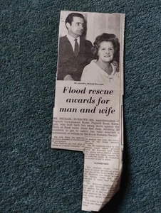 Sk242 Ephemera 1970 Bild Mr Mrs Michael Burrows Ramsgate Rescue  - Bild 1 von 1