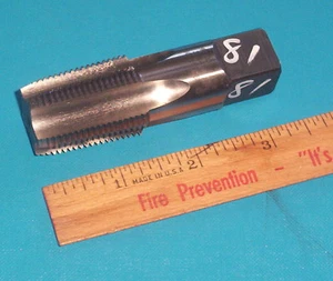 Used 3/4  14 Threading Tap, 3/4" - 14 NPT Thread, HS HW CO. # 81 & 82 - Picture 1 of 2