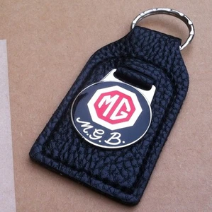Genuine Leather Quality Keyfob Depicting Mgb Ideal Stocking Filler - Picture 1 of 1