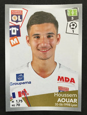 2017-18 Panini Foot France # 191 Houssem Aouar Lyon rookie sticker