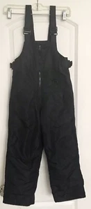 Youth Cherokee Snow Bibs Ski Pants Black, Size Extra Small (4/5) - Picture 1 of 4