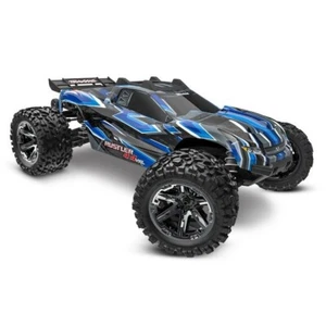 Traxxas 67376-4BLUE Rustler 4x4 VXL HD 1:10 Stadium Truck RTR sin escobillas o batería  - Imagen 1 de 6