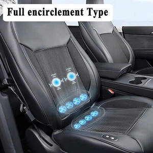 Almohadilla de cojín de asiento delantero ventilada negra medio envolvente para Tesla Model 3/Y 22-23 - Imagen 1 de 12