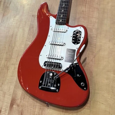Fender Vintera II '60s Bass VI 6-String Bass Rosewood Fingerboard - Fiesta Red - Image 1 of 4