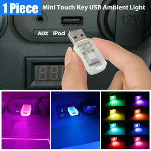 1Pc Mini LED USB Car Interior Light Neon Atmosphere Ambient Lamp Bulbs Accessory - Picture 1 of 12