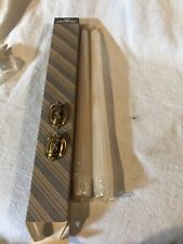 Vintage Avon Personalized 10" Taper Candles w/ brass Initial Tacks "S" Set of 2
