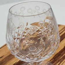 Vintage Rogaska Gallia Scallop Flower Brandy Cognac Snifter Crystal Glass 5.25"