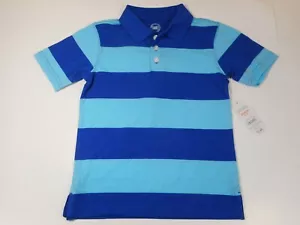 Polo Shirts Boys Blue Stripe Shirt Fashion Clothes Outfits 4/5, 8, 10/12, 14/16 - Picture 1 of 3