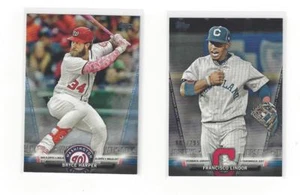 Salute Insert Blue Black /299 Parallel Complete Your Set 2018 Topps Series 1 & 2 - Bild 1 von 38
