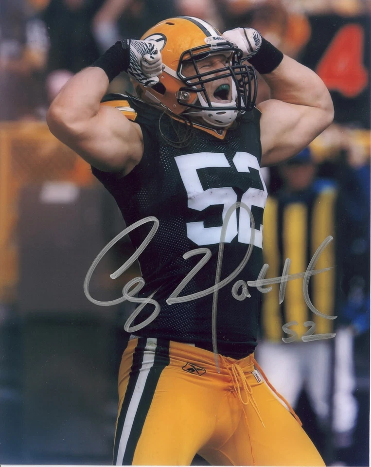 CLAY MATTHEWS - PACKERS Autographed Signed 8x10 Reprint Photo ! - Image 1 of 1