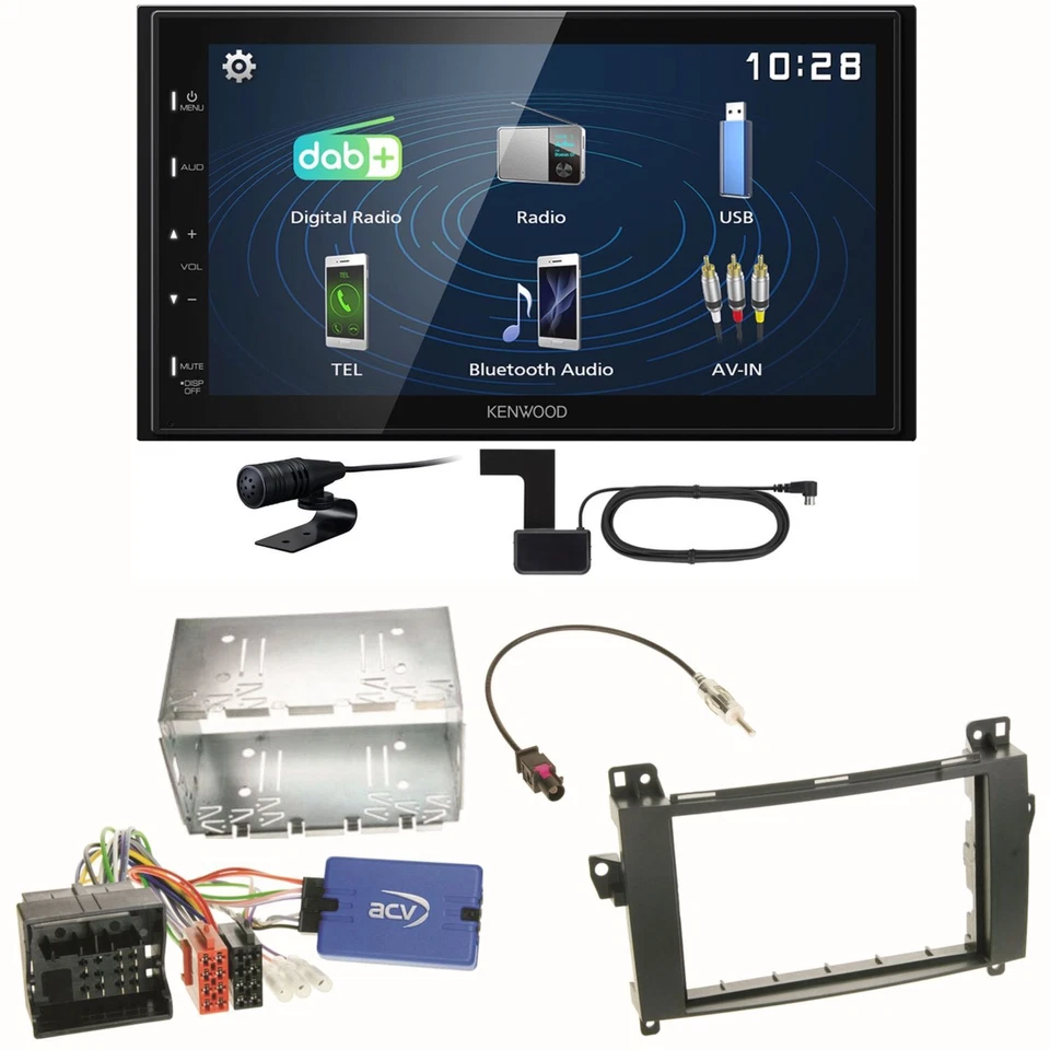 Kenwood DMX129DAB 2-DIN Autoradio DAB BT TouchDisplay USB Mirror