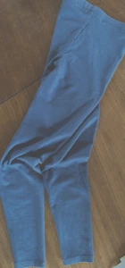 Rebecca Besson Size XS, Denim Blue Color Stretch Footless Tights NWT - Picture 1 of 8