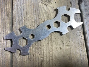 VINTAGE ANTIQUE BIKE BICYCLE TOOL MULTI TOOL HEX KEY FOR HEX BOLTS NOS - Picture 1 of 2