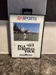 PGA European Tour - jeu SEGA Mega Drive PAL en boîte avec manuel
