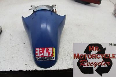 1995 SUZUKI RF600R BLUE FRONT OEM PLASTIC RED FRONT WHEEL FENDER COWL FAIRING  - Image 1 of 4