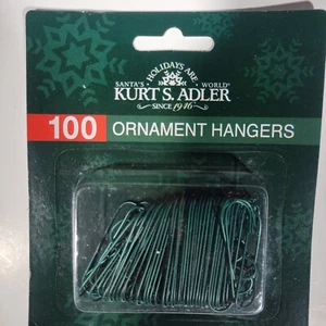 1 3/8 grüne Ornament Aufhänger/Haken 100 Stück Kurt Adler - Bild 1 von 1