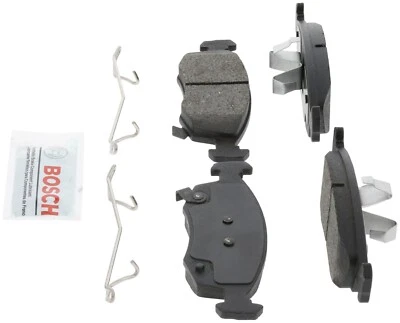 Bosch Blue Ceramic Brake Pads with Hardware Front For 2012-2017 Fiat 500 - Image 1 of 4