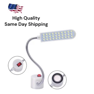 30 Led Sewing Machine Light Gooseneck Lamp With Magnetic Base (1/2/3/4/5/7/10pc) - Picture 1 of 13