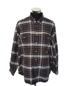 Camisa Tommy Hilfiger Para Hombre Talla Grande Multicolor Algodón Cuadros Botón Frontal - Imagen 1 de 12
