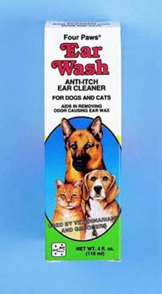 Four Paws Healthy Promise Pet Ear Wash para perros y gatos 4 oz. Foto 1 de 1