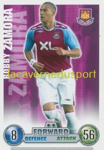 303 BOBBY ZAMORA # WEST HAM UNITED TOPPS PREMIER LEAGUE 2007 2008 MATCH ATTAX - Picture 1 of 1