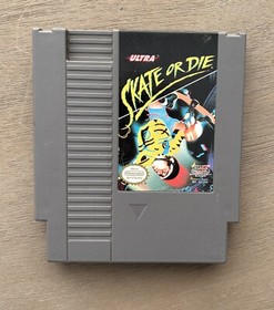 SKATE OR DIE (Nintendo NES) Authentic Game Cart Only