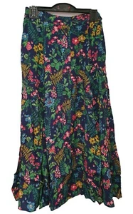 Cath Kidston Damen Twilight Garden Sommerrock marineblau Größe 10 und 12 NEU - Bild 1 von 4