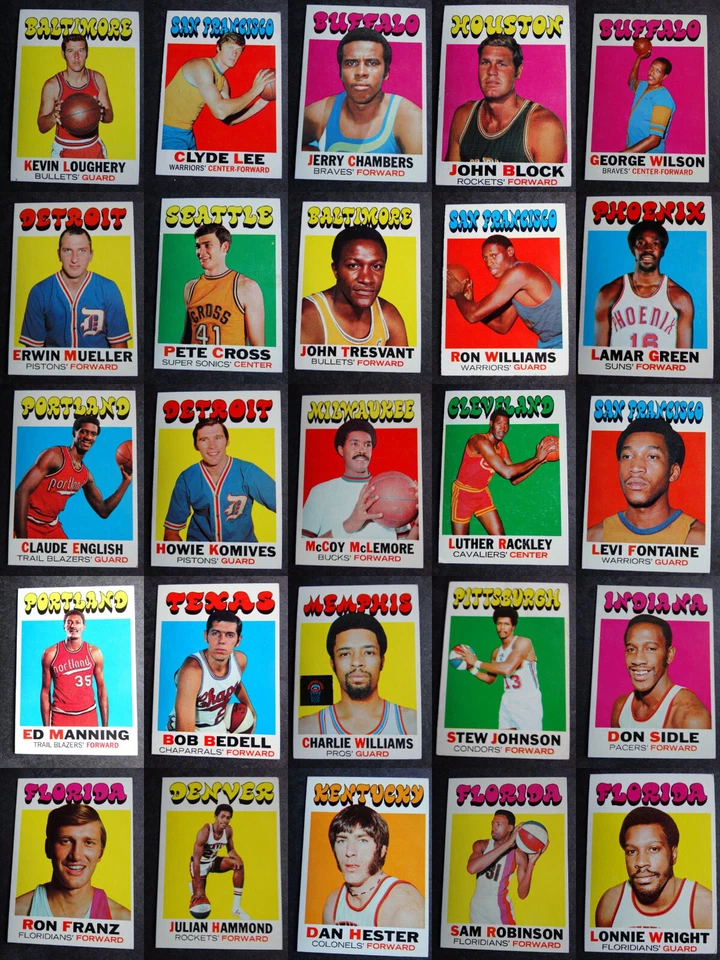 1971-72 Topps Basketball Cards Complete Your Set You U Pick From List 1-233 - Image 1 of 1