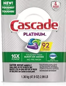 Cascade Platinum ActionPacs, Dishwasher Detergent Pods, Fresh Scent (92 ct.) - Picture 1 of 1