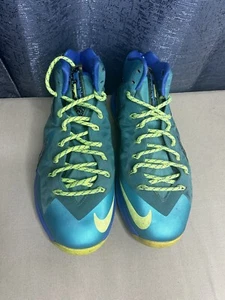 Size 9.5 - Nike LeBron 10 P.S Elite Sport Turquoise 2013 - Picture 1 of 5