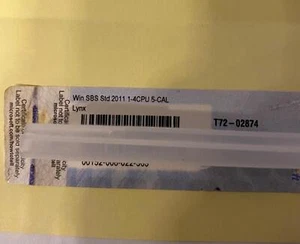 Win SBS Std 2011 OEM Product Key 1-4 CPU 5 Clt - Afbeelding 1 van 1