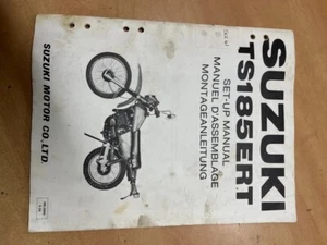 SUZUKI TS185 ER/SUZUKI ER185 MANUALE DI CONFIGURAZIONE RIVENDITORE ORIGINALE OTTIMO - Foto 1 di 2