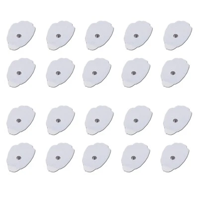 TECHCARE MASSAGER Tens Unit Muscle Stimulator Electrodes Replacement Pads ( 3.5mm ) ( Pack of 20 )