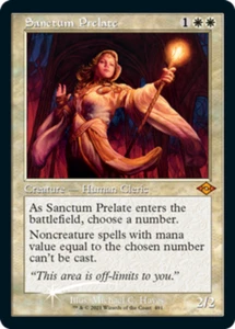 [1x] Sanctum Prelate - Foil - Retro Frame Buy-a-Box Promo Near Mint, English Mod - Picture 1 of 1