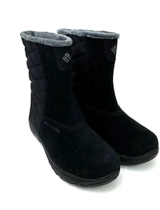 Columbia Ice Maiden Slip III Boots Women 8.5 Black Slip On Snow Boots BL5217-010 - Picture 1 of 15
