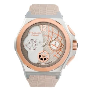New Mulco MW5-3813-113 Watch Women's Enchanted Rose Gold Rubber band Watch - Picture 1 of 1