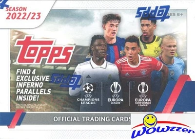 2022/23 Topps UEFA Club Competitions EXCLUSIVE Blaster Box-INFERNO PARALLELS! - Image 1 of 2