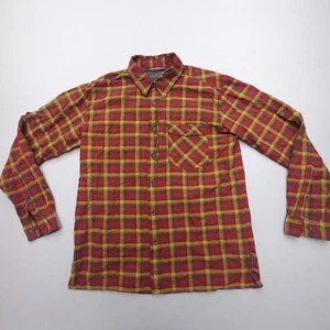 Royal Robbins Long Sleeve Shirt Mens Large Plaid Stretch Light Hiking Fishing - Picture 1 of 12