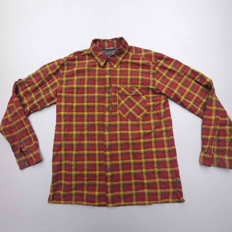 Royal Robbins Long Sleeve Shirt Mens Large Plaid Stretch Light Hiking Fishing - Image 1 of 4