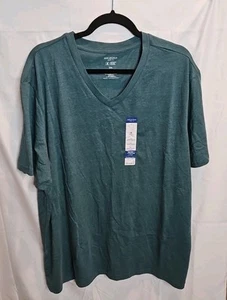 Arizona Jean Men's Size XXL Teal V-Neck Short Sleeve T-shirt - Picture 1 of 4
