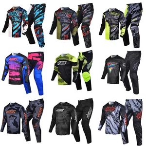 Conjunto de Jersey y Pantalones de Motocross Offroad MX DirtBike Montaña MTB SX Enduro Riding - Imagen 1 de 37