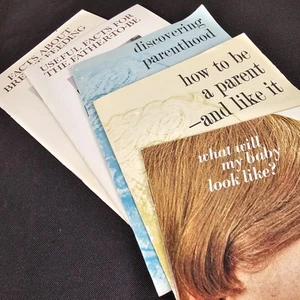 1960’s Maternity Parenting Guide Father to Be Take Home Pamphlets Lot of 5 - Picture 1 of 16