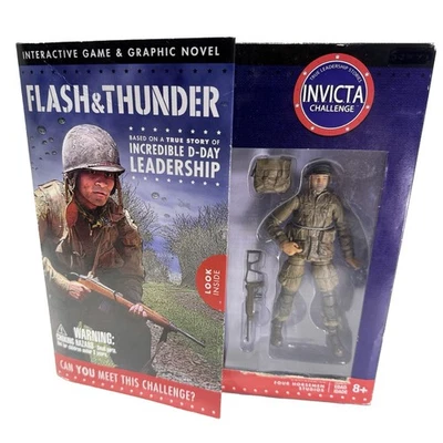 INVICTA Challenge Flash & Thunder Interactive Game Graphic Novel & Action Figure - Image 1 of 3