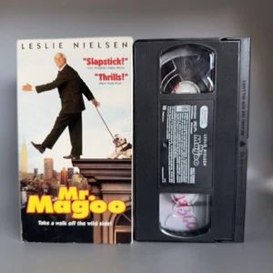 Mr. Magoo Leslie Nielsen Family Comedy Movie Vintage 1998 VHS Blockbuster - Picture 1 of 7