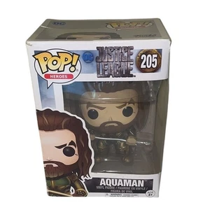 Funko Pop! Heroes: DC Justice League Aquaman Vinyl Figur 205 NEU/Verpackung beschädigt - Bild 1 von 9