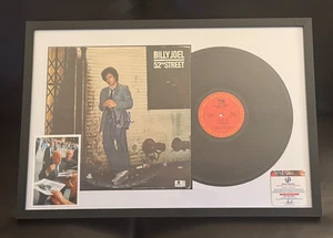 BILLY JOEL SIGNIERT HANDSIGNIERT GERAHMT 52ND STREET ALBUM VINYL Global Authentics Echtheitszertifikat - Bild 1 von 4